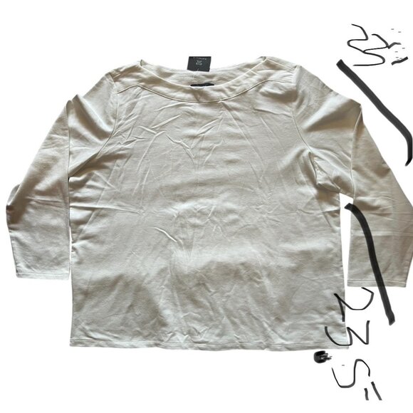 Rafaella Women’s Shirt XXL Snow White Pull on - Picture 2 of 8